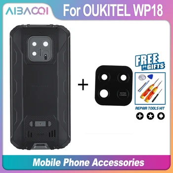 AiBaoQi 100% Новый Оригинал Для Батарейного Отсека Oukitel WP18 Защитная Задняя Крышка Батарейного Отсека Со Стеклом Объектива Задней Камеры