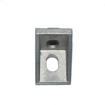 50 шт./лот угловой фитинг, алюминиевый соединительный кронштейн 20 x 20 L, крепежный элемент, соответствующий использованию промышленного алюминиевого профиля